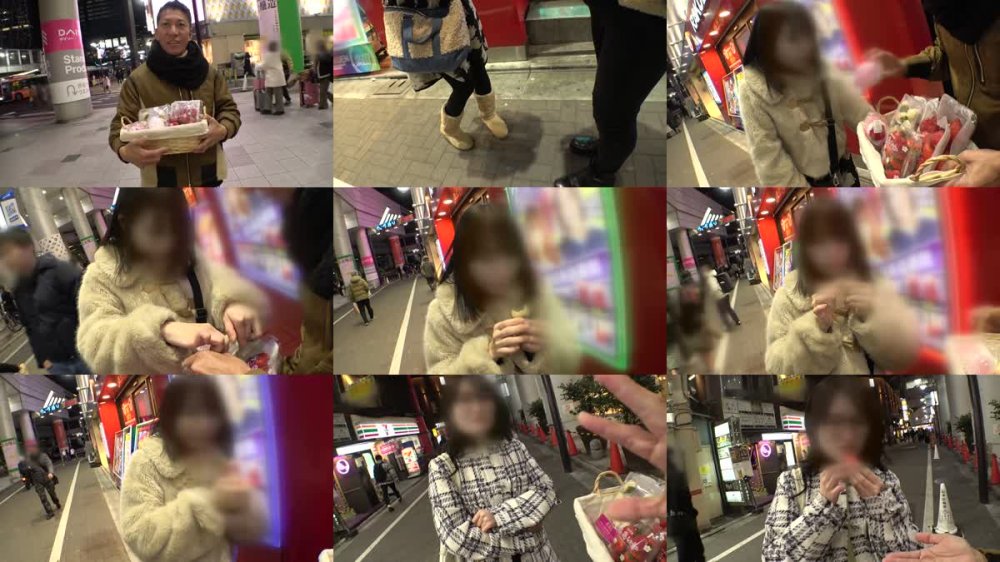 +++ [FHD] 200GANA-3242 マジ軟派、初撮。 2191 イチゴをエサにメガネが似合う色白の真面目系素人をナンパ！見た目に反して不倫経験あり！パンツの下はアナルまでビッチリの剛毛！真面目だから要求されるとアナルまでルまで舐めちゃう従順っぷり！最後は俺の練乳をお顔にお見舞いしてやったw