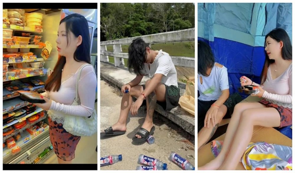 抖音巨乳網紅李雅時隔大半年又出新福利化身性菩薩，野外關懷流浪漢