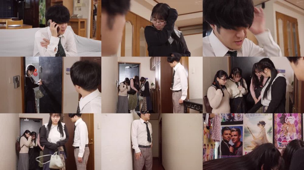 +++ [FHD] HUNTC-367 「エロマンガみたいなエッチしたい！」隠れ爆乳淫キャ女子たちがボクのチ○ポで脱二次元乱交！親の再婚でできた義姉は、全く打ち解けられない根暗オタク！さらに今日は友達を連れて来て女子会！こっそり部屋を覗くと…隠れ爆乳をさらけ出してエロ漫画を鑑賞中！？