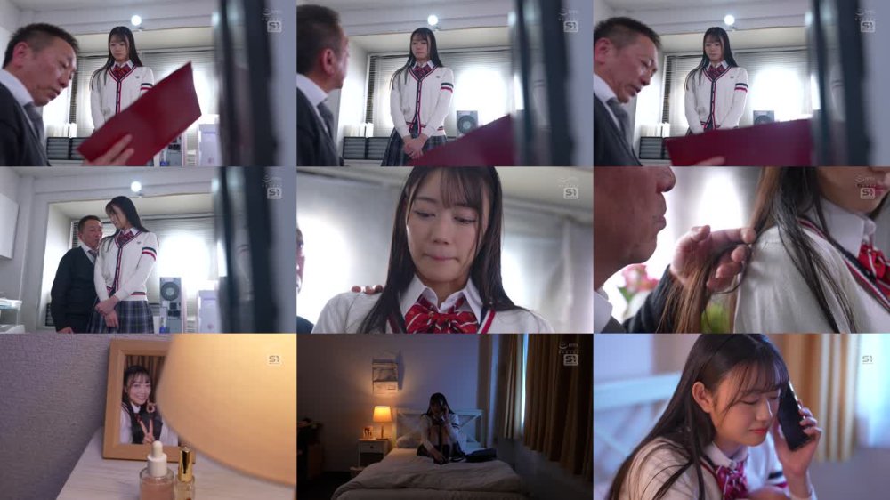 +++ [FHD] SONE-833 高身長の貧困女学生は小さいおじさん達に群がられ貪られ春を売る。 明日葉みつは