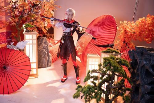 [Cosplay] Seya 狮砸 – Silver Wolf Linghua JK 银狼 绫华JK