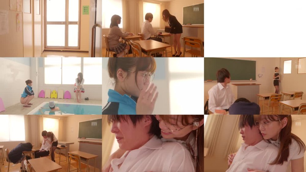 +++ [FHD] MIDA-312 年下好き天宮先生のバックハグ乳首こねくり淫語授業に堕ちそばに彼女がいるのに寝取られた中出し授業NTR 天宮花南