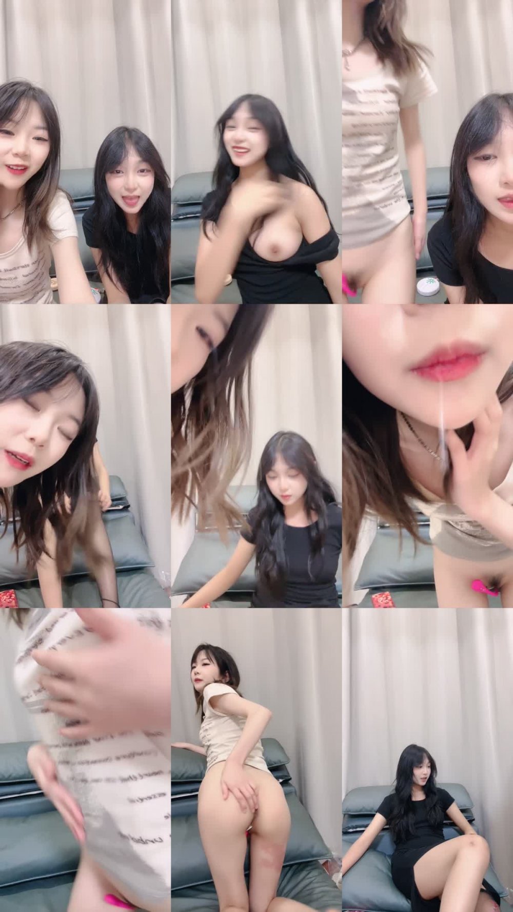 ✅ 群P淫亂盛宴『小藝同學』姐妹三人同框騎屌榨精 嘴裏一根 逼裡一根 淫聲蕩語環繞 男人終極