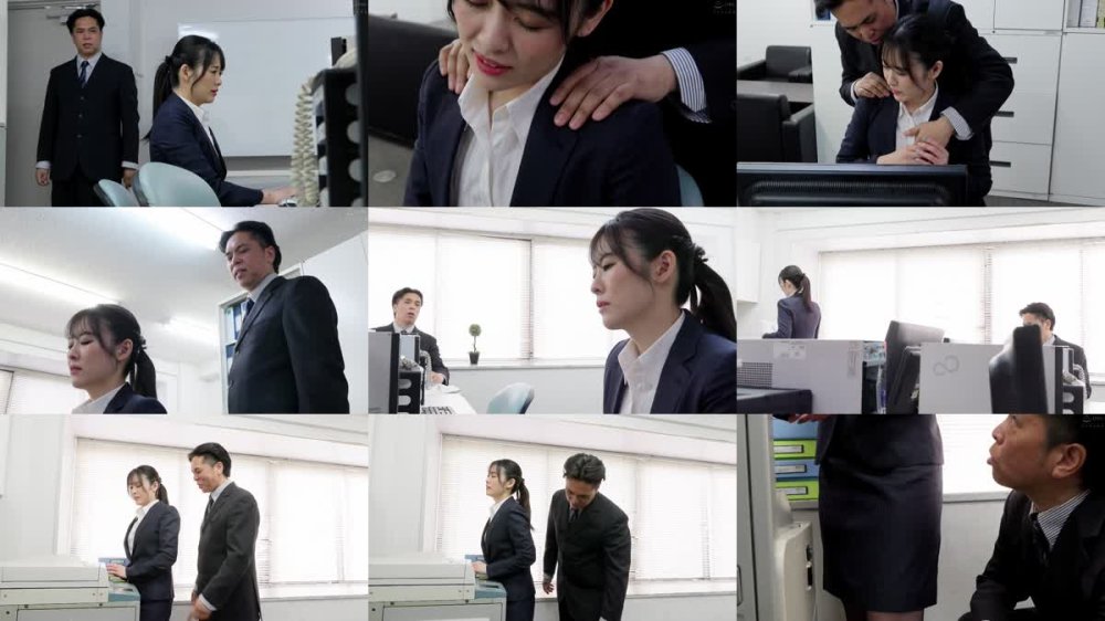 +++ [FHD] KIR-074 社内で課長に毎日セクハラ痴●され絶頂…抗っていたはずの快感が忘れられず自らデカ尻で誘惑し中出し懇願するアラサーOL 祈山愛
