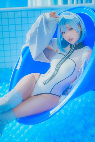 [Cosplay] Ely_eee(ElyEE子) – Clear Blue Drift