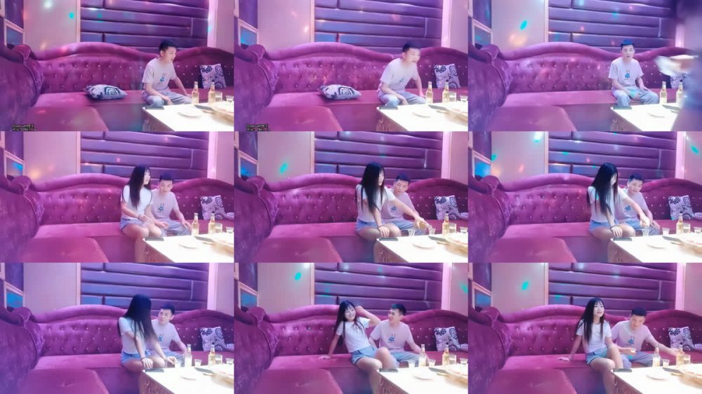 【AI增強】20210531_[原版]歌廳探花_白衣牛仔短褲公主妹妹，唱完歌脫掉褲子直接開幹