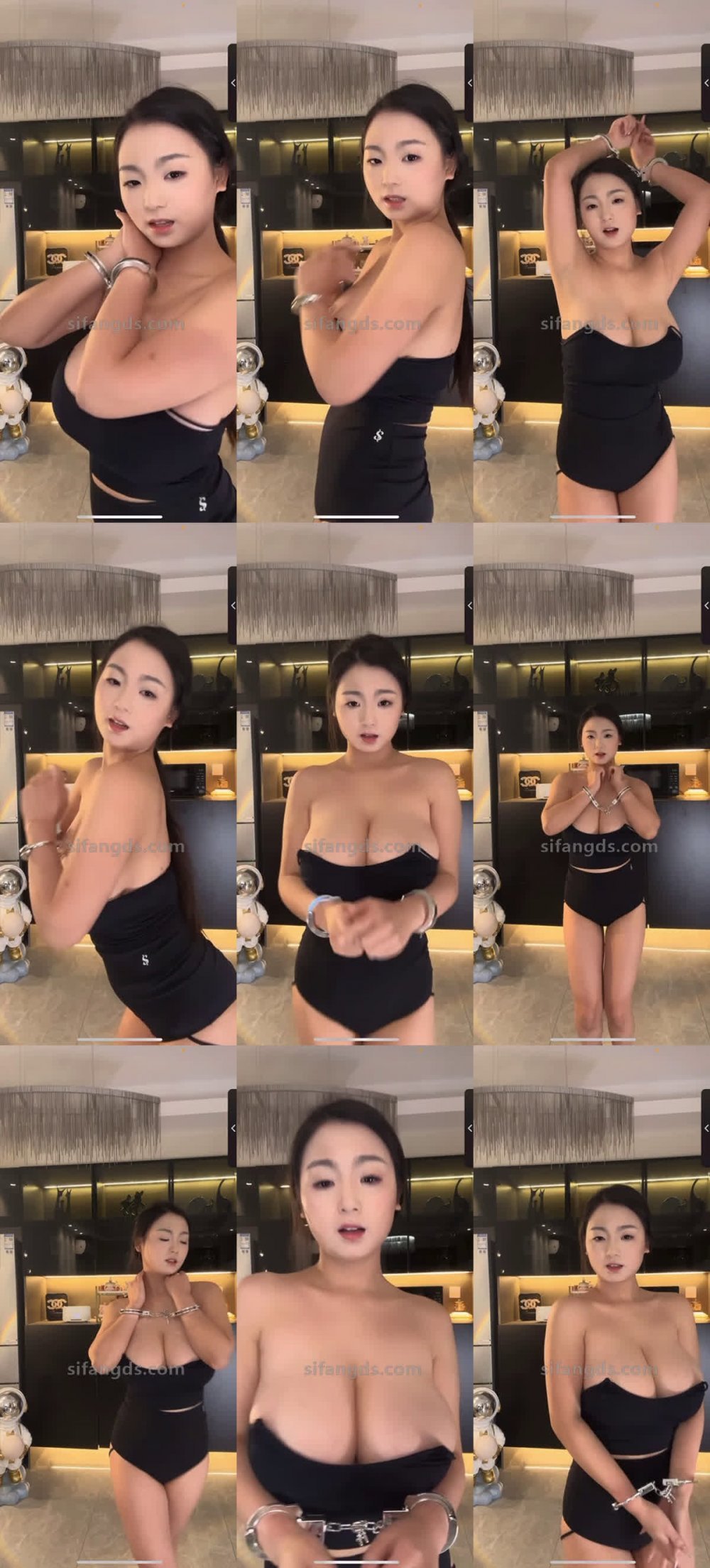 ⚫️ 最新抖音洩密，百萬粉天然豪乳反差婊【小熊軟糖、溫可兒】重金一對一，臉穴同框