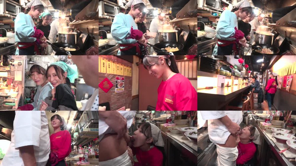 +++ [FHD] JOY-010 爆盛りギャル中華美人姉妹が腕を振るう行列がすごい街中華の日常とSEX！～姉妹編～