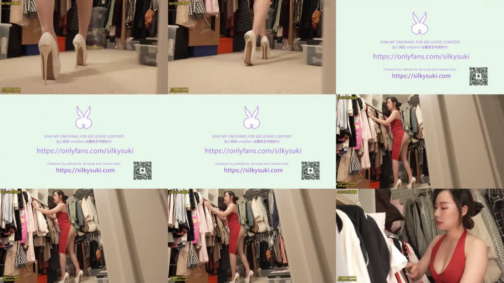 極品美少婦-米菲兔-9.7露全臉 性癮女店員更衣室自慰被店長發現，看見店長大雞巴忍不住求操，穿著開檔肉絲被各種姿勢操