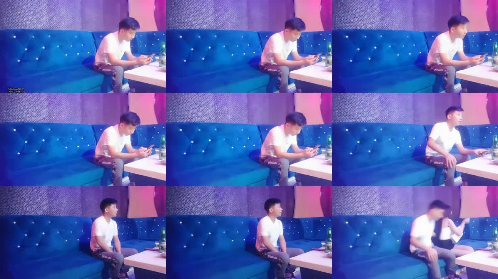 【AI增強】20210622_[原版]歌廳探花陳先生_KTV啪啪，白衣超短褲苗條小妹