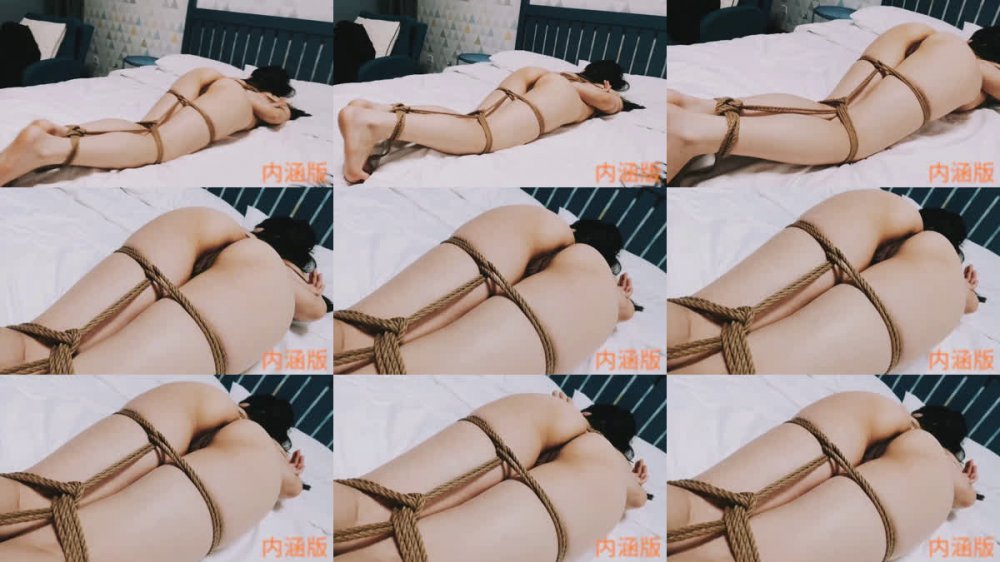 ⚫️ 新品福利，癖好金主私人作品，女大學生調教（內涵版），捆操翹臀小母狗，邊打邊肏