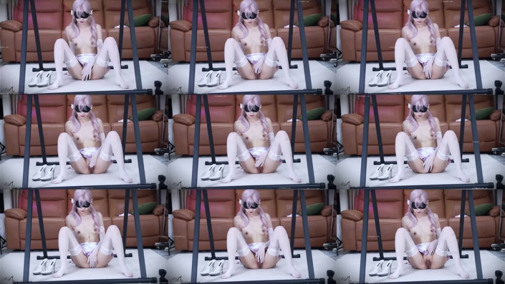 ⚫️ 新品福利，女奴母狗訓練工作室【貝特Better】藍髮美少女嫩妹吊樁捆綁口含道具調教無毛嫩逼[MP4/1400MB]