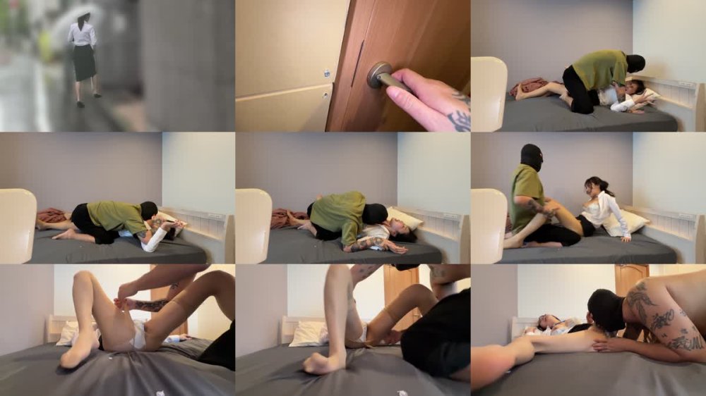 +++ [FHD] BONY-162 24時間居座り集団中出しレ●プ09 美人OL巨乳Rさん