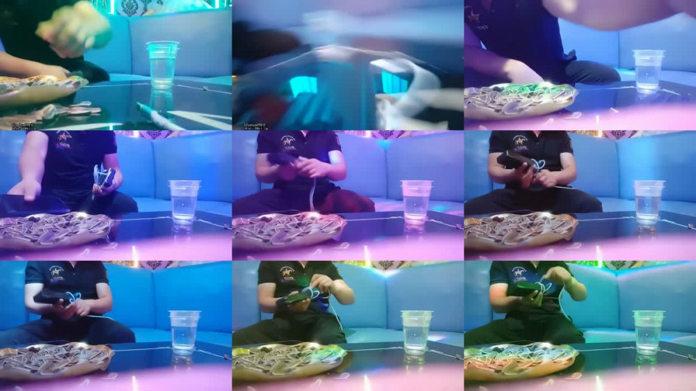 【AI增強】20210909_[原版]歌廳探花唐先生_KTV啪啪第一場苗條黃毛妹，張開腿口交，沙發啪啪表情清晰可見