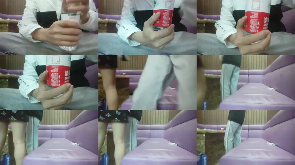 【AI增強】20220511_[原版]歌廳探花_ktv啪啪第一場吊帶性感美女，口硬沙發後入表情誘人