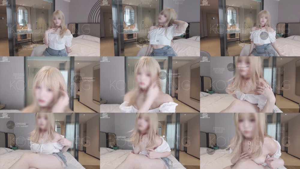 ✅ 魔都攝影大神『口巾sang』暴擊母狗芝士了了 肛塞，跳蛋口交雙插，快射的時候抽