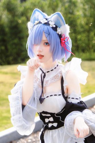 [Cosplay] 花柒hana 萤火虫动漫嘉年华 猫猫蕾姆