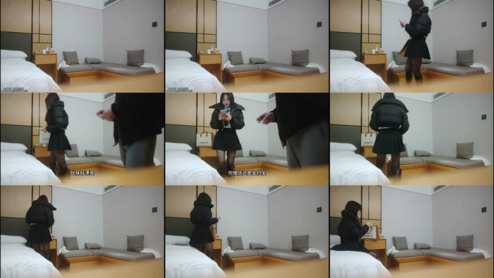 【AI增強 】2022-01-17利哥探花之黑絲皮靴肥臀妹,靴子脫掉好可惜