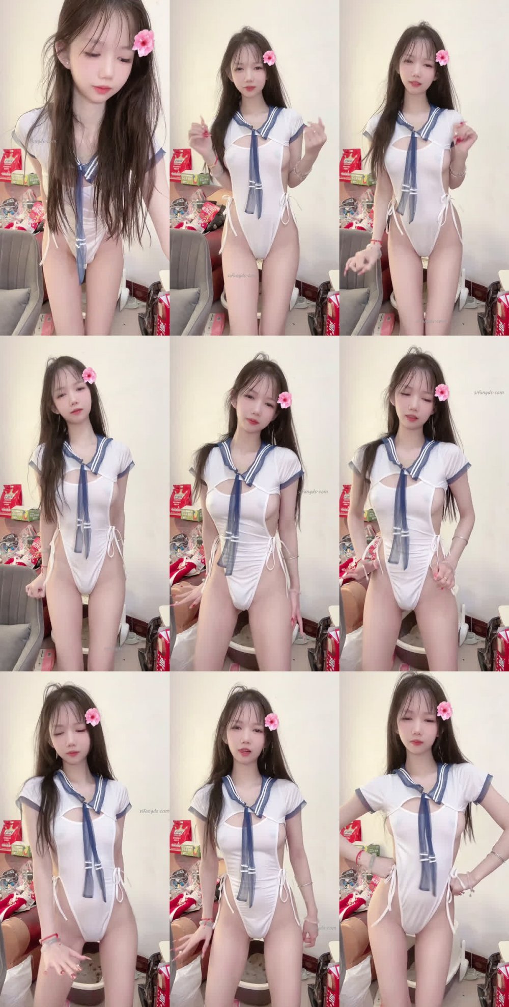 ⚫️ 最新快手洩密！ 超甜美反差十足【妮子沒煩惱】重金定製，全景裸舞巴拉豆，身材太頂了