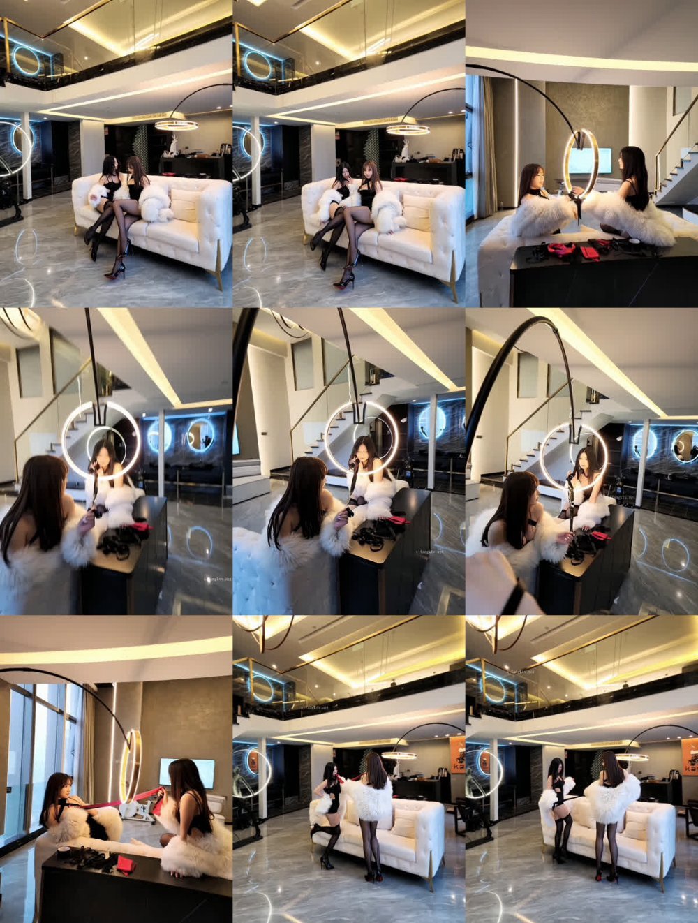 ⚫️10月新品，秀人網女神模特【阿姣】高價作品，攜手好閨蜜icy豬，舌吻互吃奶子，撅屁股漏逼誘惑