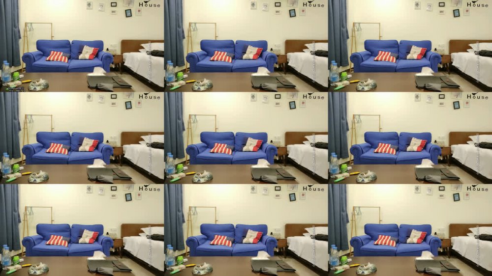 【AI增強】20211219_[原版]步賓探花_牛仔褲短髮小妹，沙發脫光親親摸摸開草，後入側入