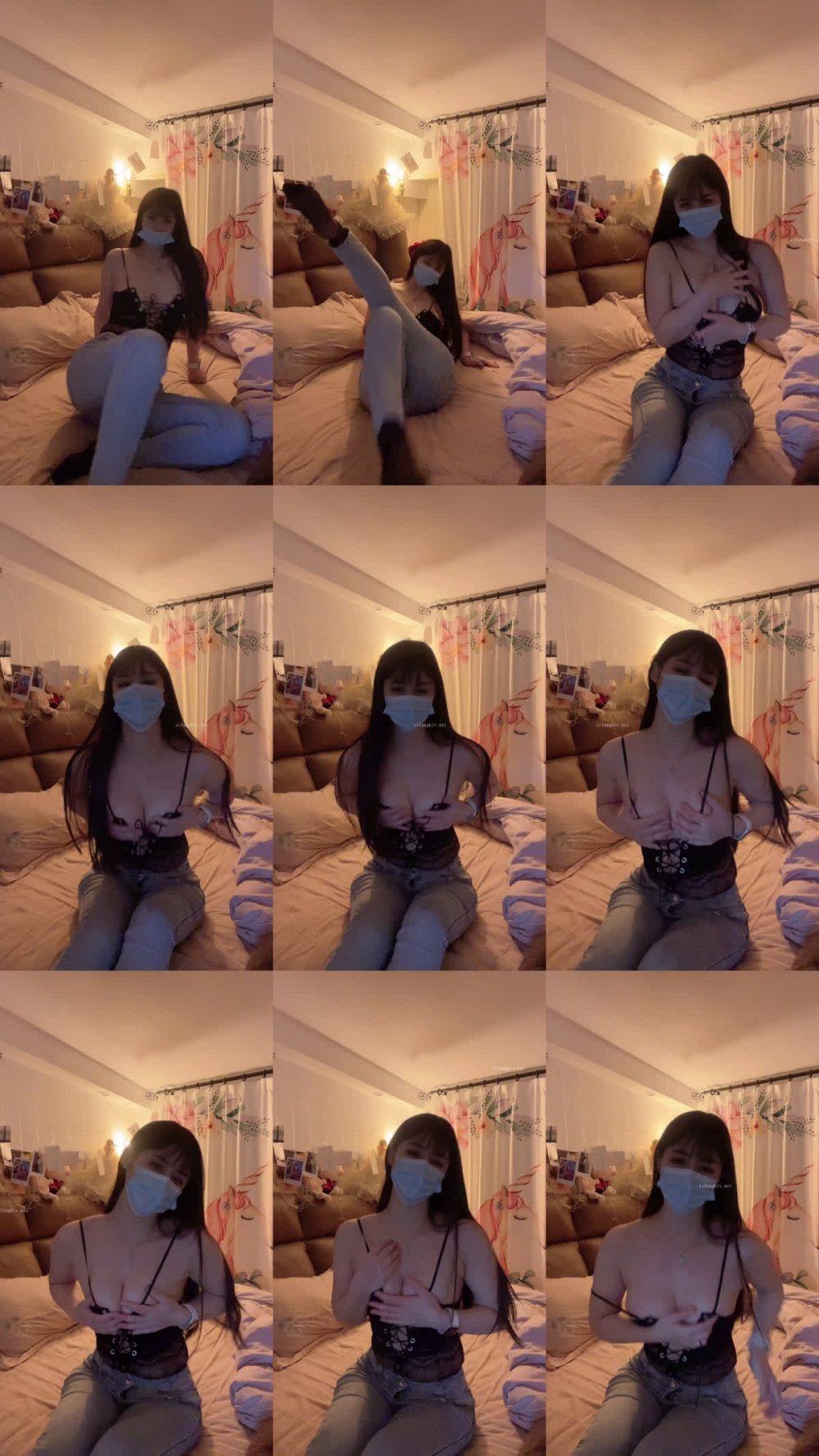 ⚫️ 重磅推薦！ 秀人網頂級模特【詩詩kiki】高價定製，皮褲黑絲掰開銷魂自慰給你品嘗騷水