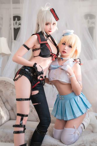 [Cosplay] Momoko葵葵 &瓜希酱 FATE 黑白贞德 [60P-817MB]
