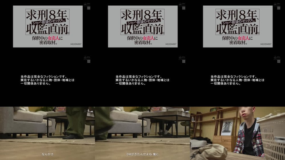 +++ [FHD] NSODN-007 求刑8年、収監直前。シャバ最後のセックス。保釈中の女売人に密着取材。