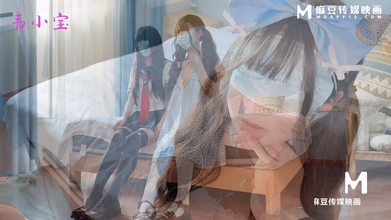 【精品獵艷】韋小寶無套雙飛JK蘿莉高中生兩少女一起爭著吃雞巴 肉棒操一個手玩一個 輪番抽插太享受了