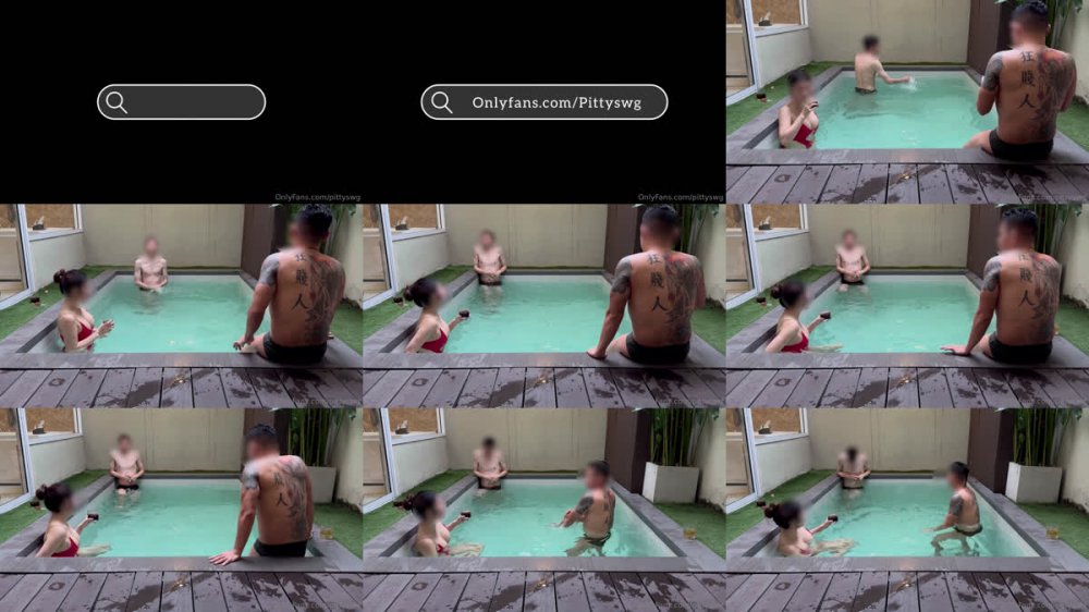 ⚫️11月新品，綠帽換妻淫趴網黃【pittyswg】最新無浮水印83G訂閱（7），做遊戲3P5P大亂交淫蕩盛宴（2V）