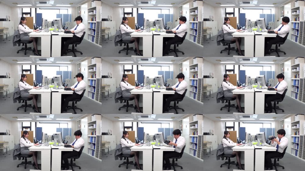 +++ [FHD] HALT-073 休日出勤中に無防備透けパンデカ尻黒パンスト人妻女上司に即ハメ！ボクのデカチンの虜になって仕事中もずっと発情誘惑してくるので満足するまで会社で何度も中出ししてあげた 二羽紗愛