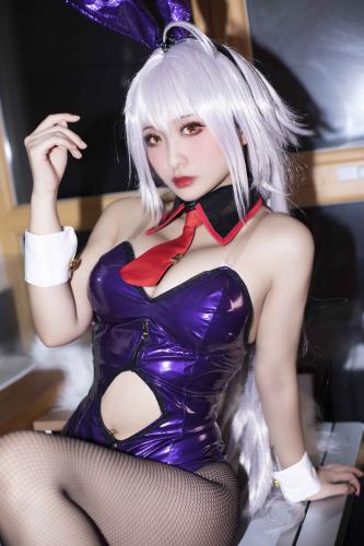 [Cosplay] 洛璃LoLiSAMA FGO 黑贞兔子 [42P1V-752MB]