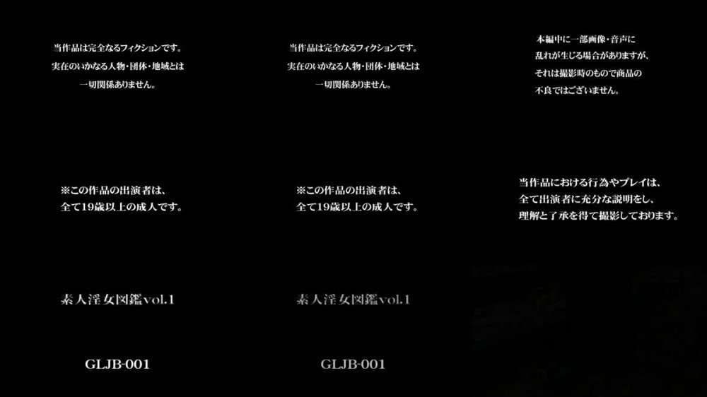 +++ [FHD] GLJB-001 素人淫女図鑑vol.1