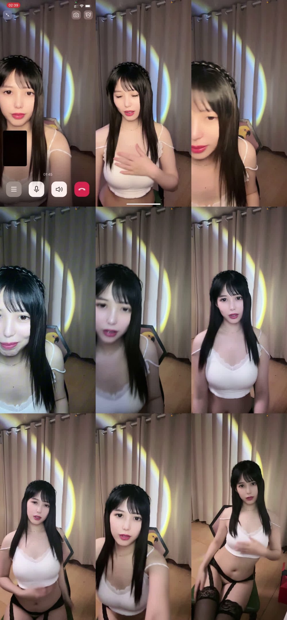 ⚫️11月14日新品，反差母狗，阿黑顏美少婦【花生】一對一網調，衣服脫光秒變蕩婦