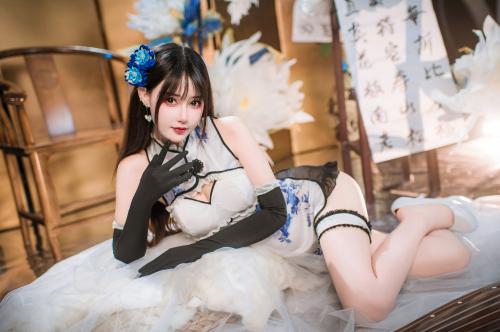 [Cosplay] 羽生三未 瓶儿 青花瓷旗袍 [25P-307MB]