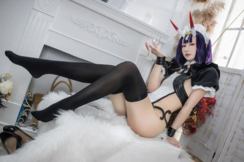 [Cosplay] 羽生三未 FGO 酒吞童子女仆 [20P-148MB]