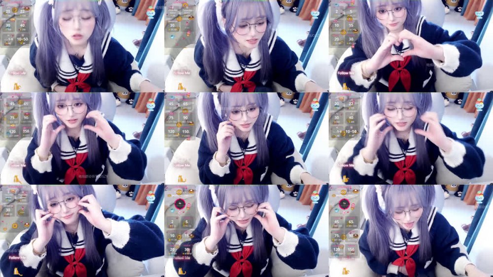 ✨ 嫩乳眼鏡美女主播【sweet_18wanwan】戴眼鏡的就是不一樣 真心騷到不行 4（5V）