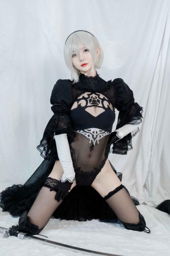 [Cosplay] 51酱 2B黑婚纱 [53P2V-485MB]