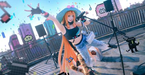 [Cosplay] Sherry 贤儿 – Arknights Lumen Schwarz Rhythm Grid 明日方舟 琳琅诗怀雅 律动方格