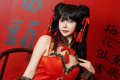 [Cosplay] 亚马逊鲶鱼 时崎狂三 旗袍 [25P1V-546MB]