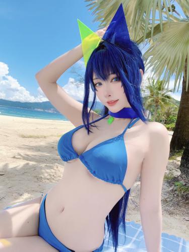 [Cosplay] 宮本桜 新泽西泳装 [18P-60MB]