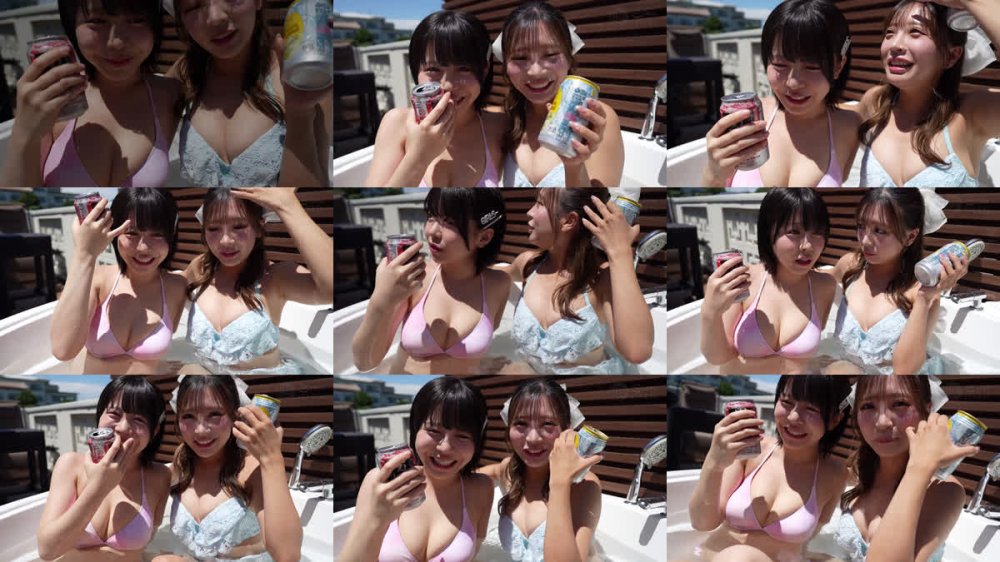 +++ [FHD] SIMW-002 ビーチでナンパ待ち水着JDに手玉に取られヴィラで贅沢ハーレム！前後左右死角なしに責められる神エロ逆3Pに中出し専用精子がドックドク！！【こなつ&あや】