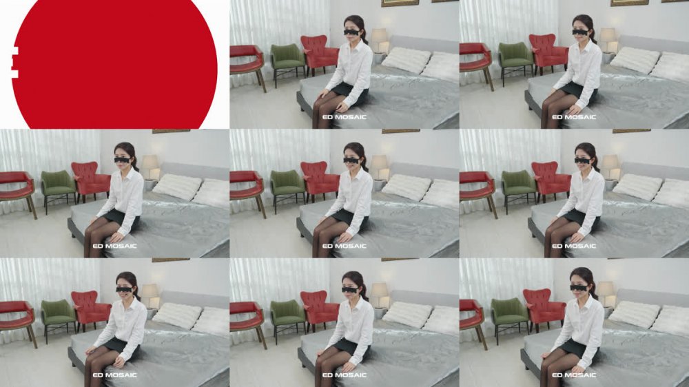 【AI增強】EdMosaicEDEA-550新人！ 人妻經理羽晴被老公看一邊被4男輪流插穴！