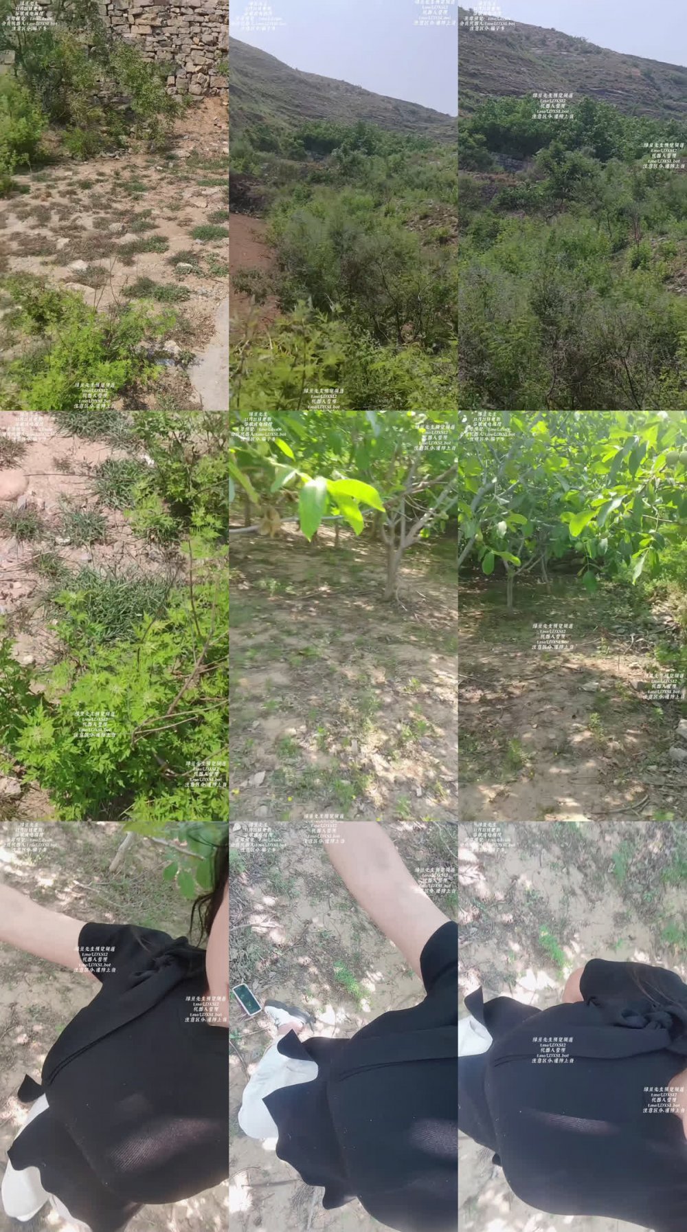 ✅ 極品顏值少婦人妻『娍』老家的野外偷偷約的同城的大叔，老家小樹林來點刺激的