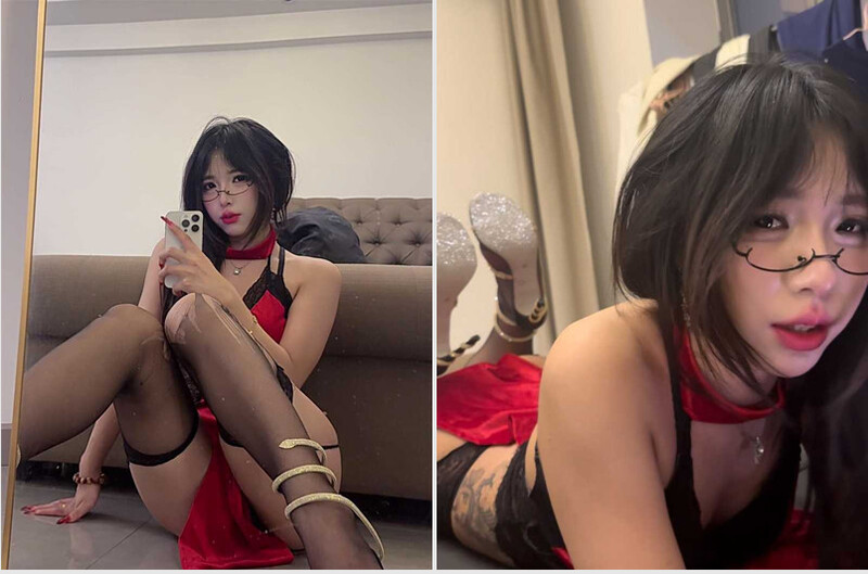 杭州性感帶貨網紅馮曉燕長腿尤物下播秒變項圈母狗供MCN老闆肆意淫玩❤️玩撕襠強制深喉 裹淫裝後入爆操