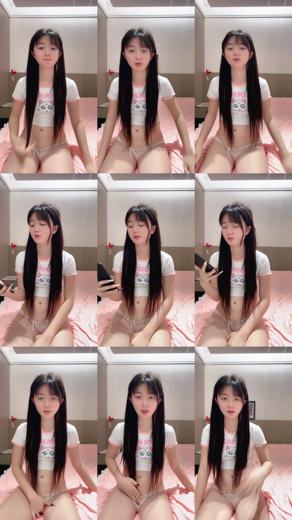 06極品小兔牙首次直播大秀玩的好嗨啊，全程露臉大蝴蝶逼撕開展示，大黑牛自慰騷逼抽插