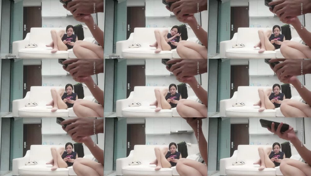 【AI增強】2020-07-13【千人斬探花】高顏值馬尾黑衣妹子，近距離拍攝倒立口交失敗按頭深喉