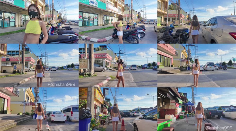 2025年12月最新，【chishan999池善】，付費群極限人前露出，最新眾籌定製，街頭三點若隱若現