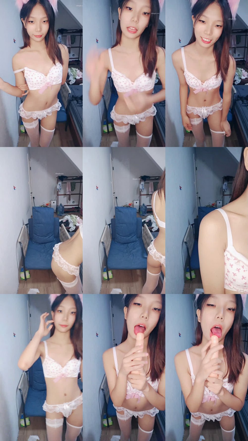 【18呆寶兒】頂級學妹~燈光直射白虎 開穴特寫道具狂插BB