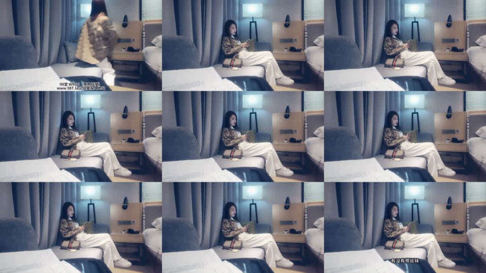 【AI增強】2021-04-21趙總尋花之俏皮白衣黃髮妹妹，最後喊痛無奈用嘴